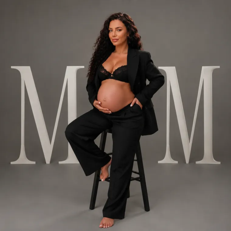 Сдержанная роскошь минимализма в maternity-образе