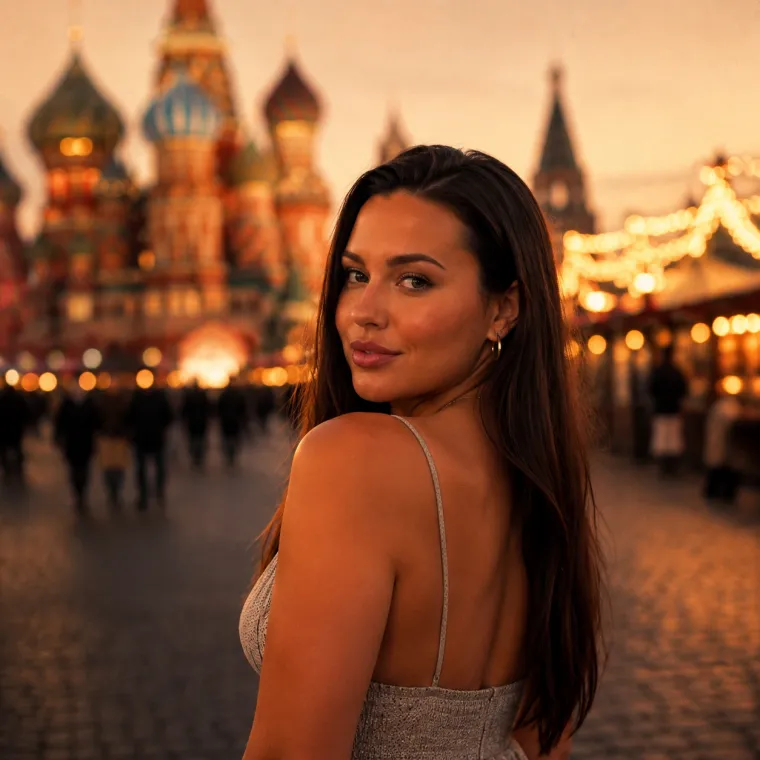 Женский портрет в московских сумерках