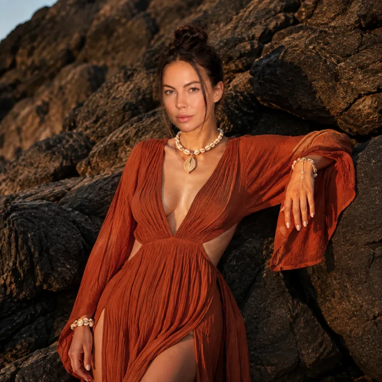 Terra Boho Luxe в терракотовой палитре на закате