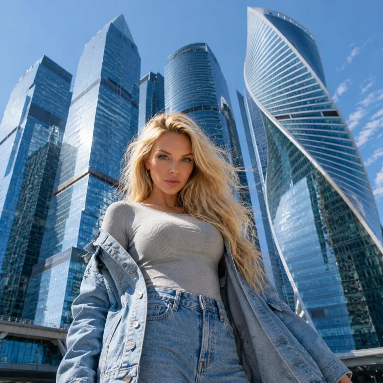 Летний городской портрет в Москве вечером