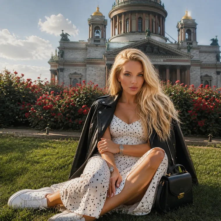 Естественный петербургский летний портрет