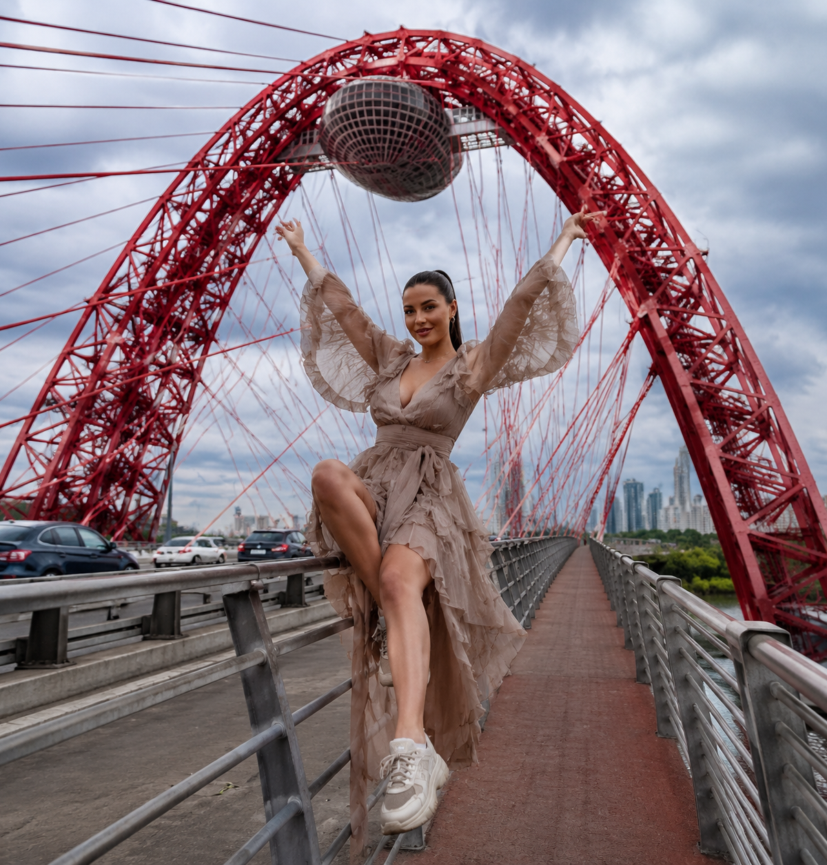 Летний московский портрет на закате