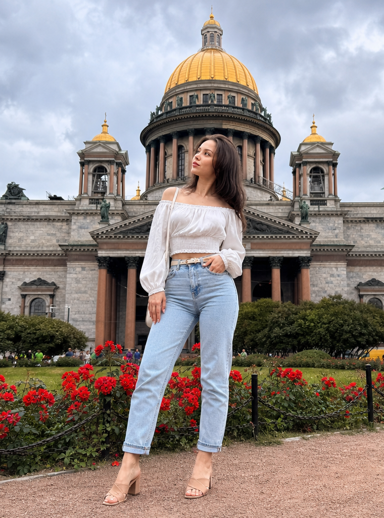 Тревел-портрет в летнем Петербурге
