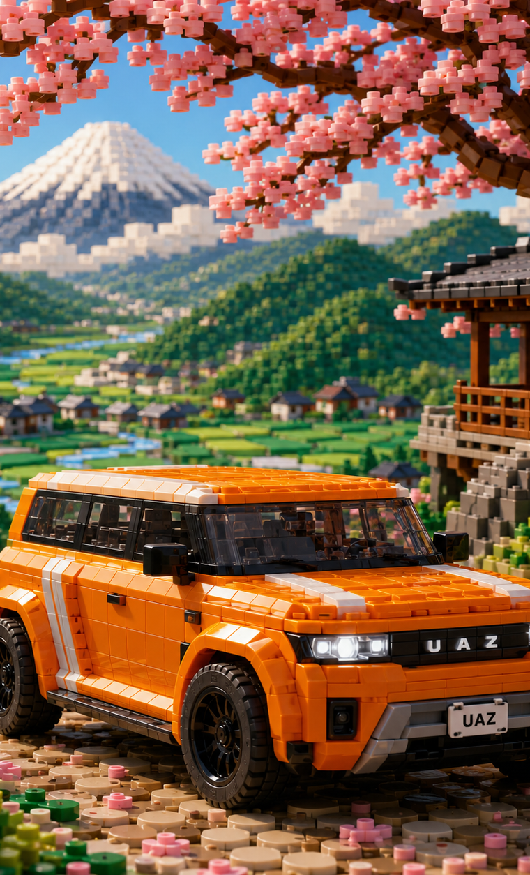 Lego: портрет в виде фигурки из кубиков, глянцевый пластик, забавная детализация